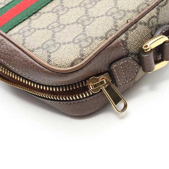 GUCCI Brown Leather Shoulder Bag - Picture 7 of 8